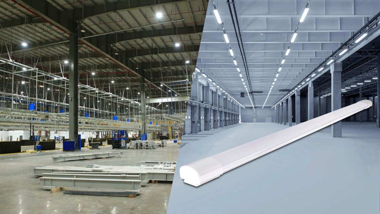 Nên Chọn Đèn Highbay Hay Đèn Bán Nguyệt Cho Nhà Kho? 