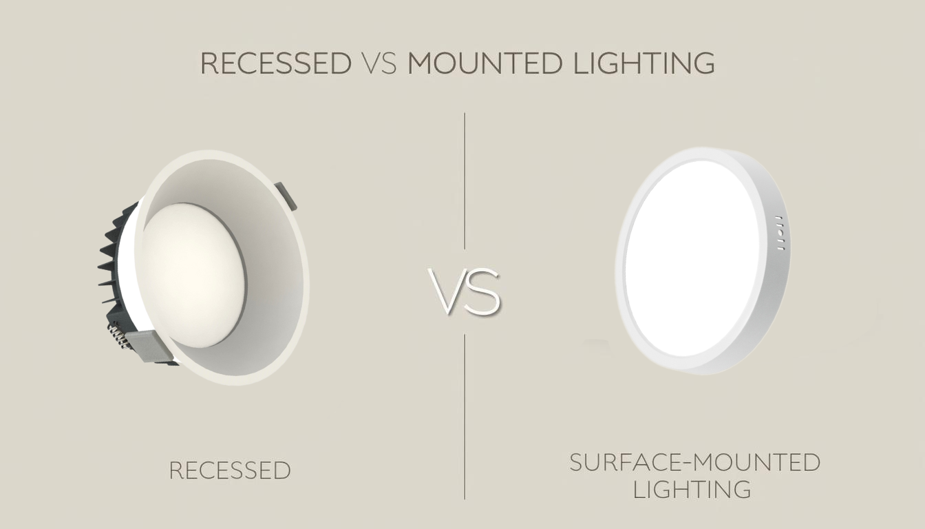 Đèn LED Âm Trần vs Đèn Ốp Trần: Nên Chọn Loại Nào Cho Nhà Mới?